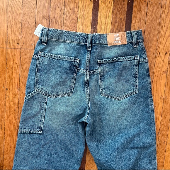 NWT We the Free people Tinsley Baggy High-Rise Jeans 27 Hazey Blue $98 - Picture 4 of 6